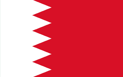 Bahrain Flag.
